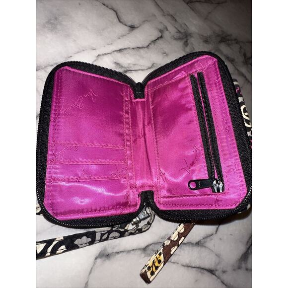 2 Retired Vera Bradley Wristlets Wallet Tech Case Card Canterbury Slate Blooms - Picture 9 of 11